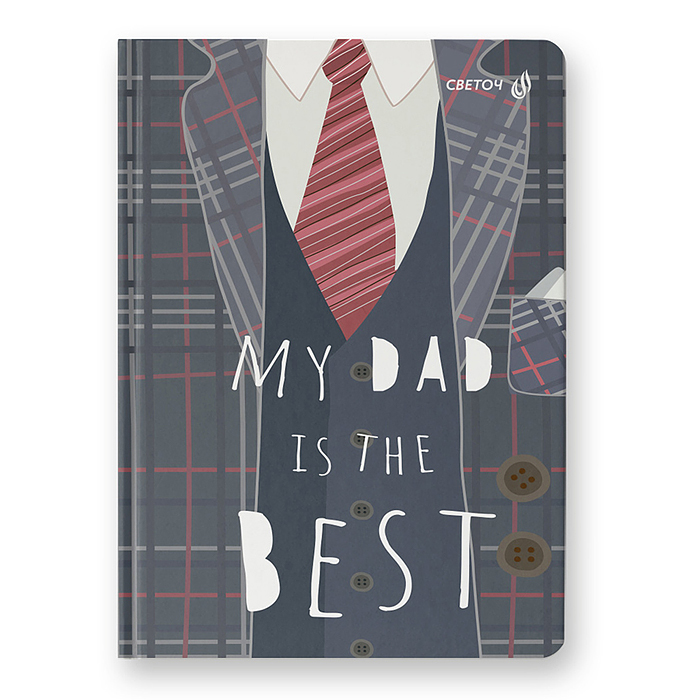 Бизнес-блокнот 64л. "Элегант" евроформат, французкая клетка