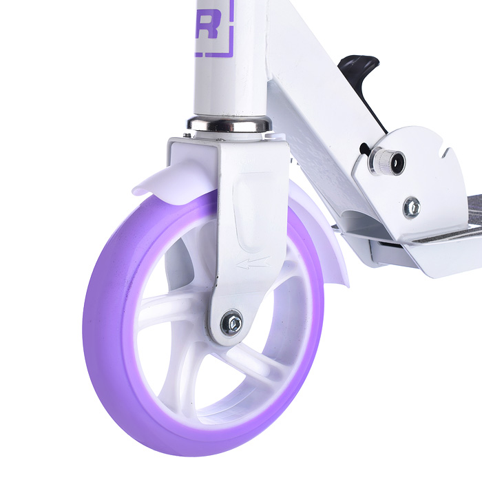 Фото к товару Самокат 2-х колесный ROCKET,колеса PU/ 145 мм,ABEC 7, сиреневый Самокат 2-х колесный ROCKET,колеса PU/ 145 мм,ABEC 7, сиреневый