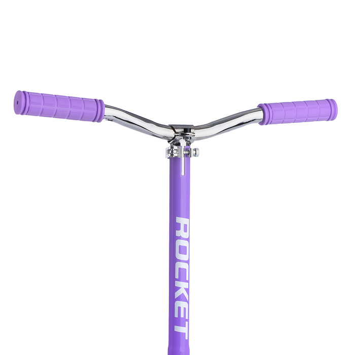 Фото к товару Самокат 2-х колесный ROCKET,колеса PU/ 145 мм,ABEC 7, сиреневый Самокат 2-х колесный ROCKET,колеса PU/ 145 мм,ABEC 7, сиреневый