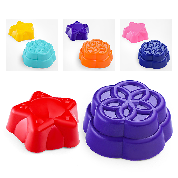 Набор "Формочки для песка" (цветочек и звездочка)