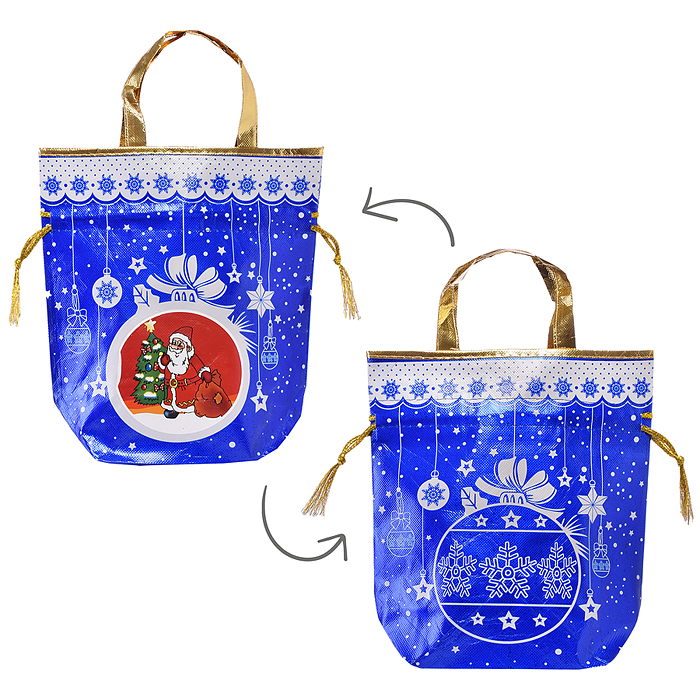 Сумка-мешок 00-3168 "Подарок от Дедушки Мороза"