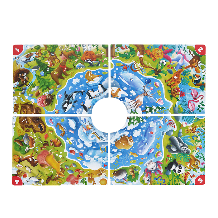 Настольная игра со звонком "Глаз-Алмаз. Животный мир"