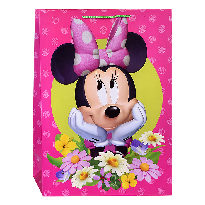 Пакет подарочный глянцевый размер хl, "Мышка" 