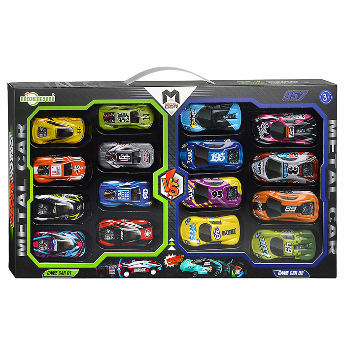 Фото к товару Набор машин KZ957-052 "Турнир" в коробке Набор машин KZ957-052 "Турнир" в коробке