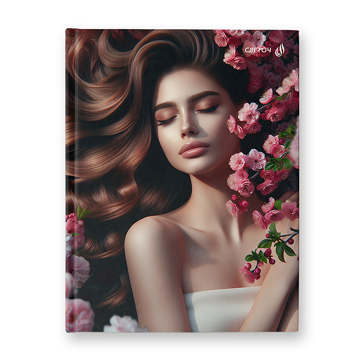 Бизнес-блокнот 80л. А5 "Я идеальная!" глянцевая ламинация, клетка 