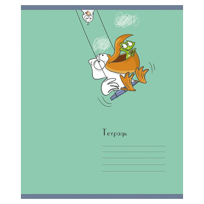 Фото к товару Тетрадь 12л. клетка А5 скрепка S "Пеликаны" УФ выборочный Брайль 5% Тетрадь 12л. клетка А5 скрепка S "Пеликаны" УФ выборочный Брайль 5%