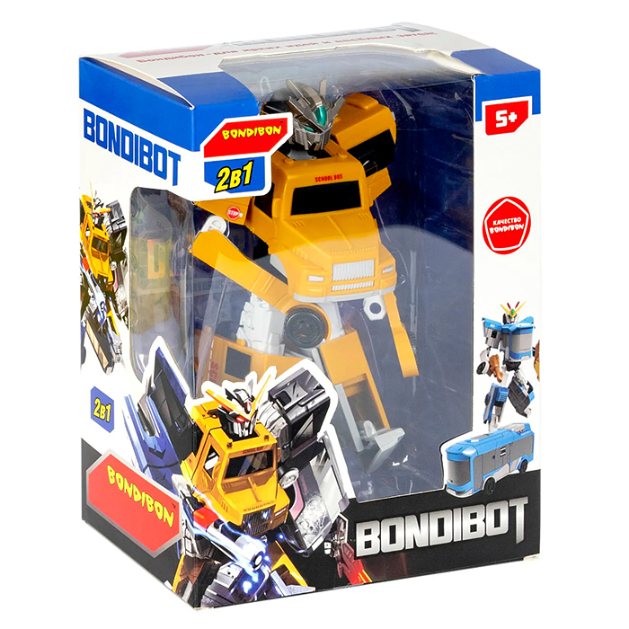 Фото к товару Трансформер 2в1 "Робот-автобус" цвет жёлтый, BOX 21,8х17,5х9,7см Трансформер 2в1 "Робот-автобус" цвет жёлтый, BOX 21,8х17,5х9,7см