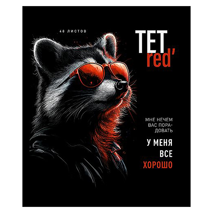 Фото к товару Тетрадь 48л. клетка А5 скрепка S "ТетРед" Премиум 4+4+Матовая ламинация+УФ выб.20%+Конгрев Тетрадь 48л. клетка А5 скрепка S "ТетРед" Премиум 4+4+Матовая ламинация+УФ выб.20%+Конгрев