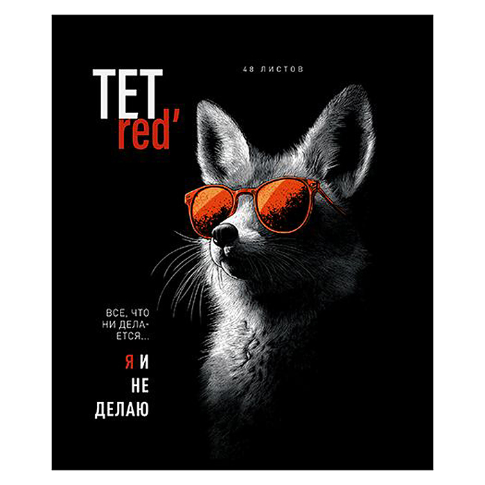 Фото к товару Тетрадь 48л. клетка А5 скрепка S "ТетРед" Премиум 4+4+Матовая ламинация+УФ выб.20%+Конгрев Тетрадь 48л. клетка А5 скрепка S "ТетРед" Премиум 4+4+Матовая ламинация+УФ выб.20%+Конгрев