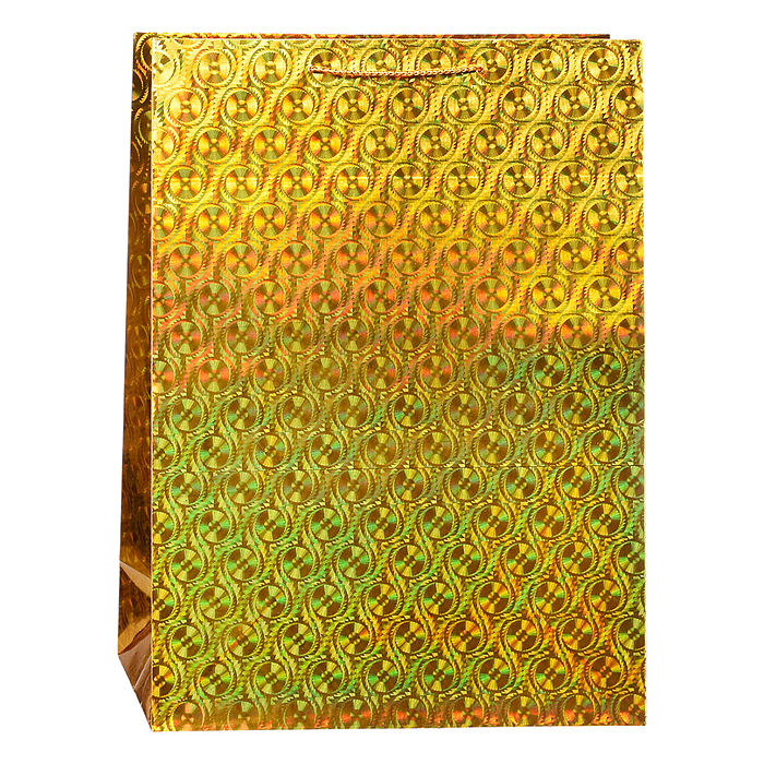 Пакет подарочный голография размер xl, 4 цвета 