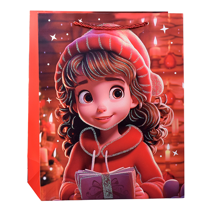 Фото к товару Пакет подарочный 00-6902 "Счастливый праздник" 26*10*32 см. Пакет подарочный 00-6902 "Счастливый праздник" 26*10*32 см.