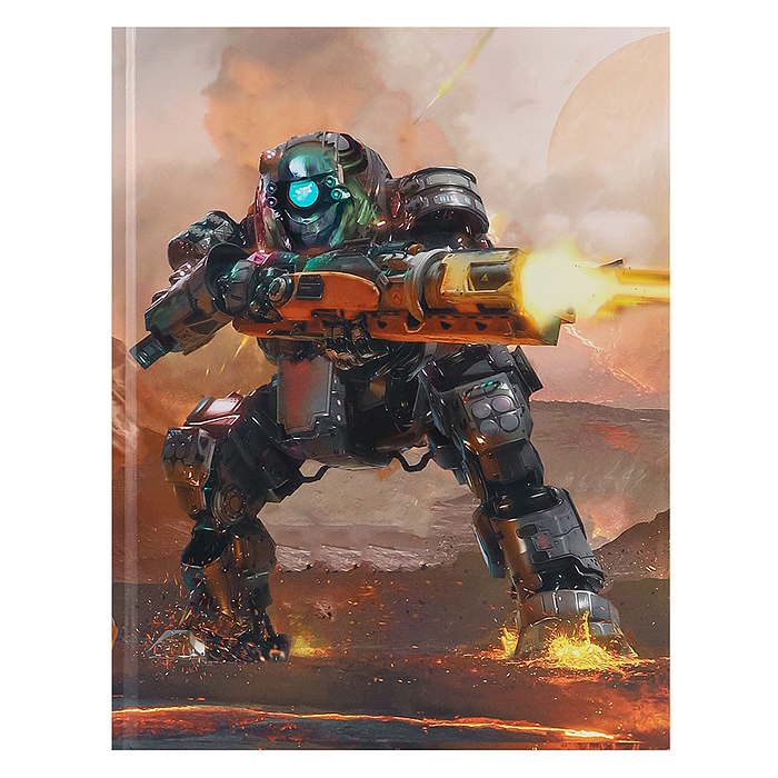 Дневник 1-4кл, тв обл .глянц/лам, 48л, Calligrata "Робот будущего" 