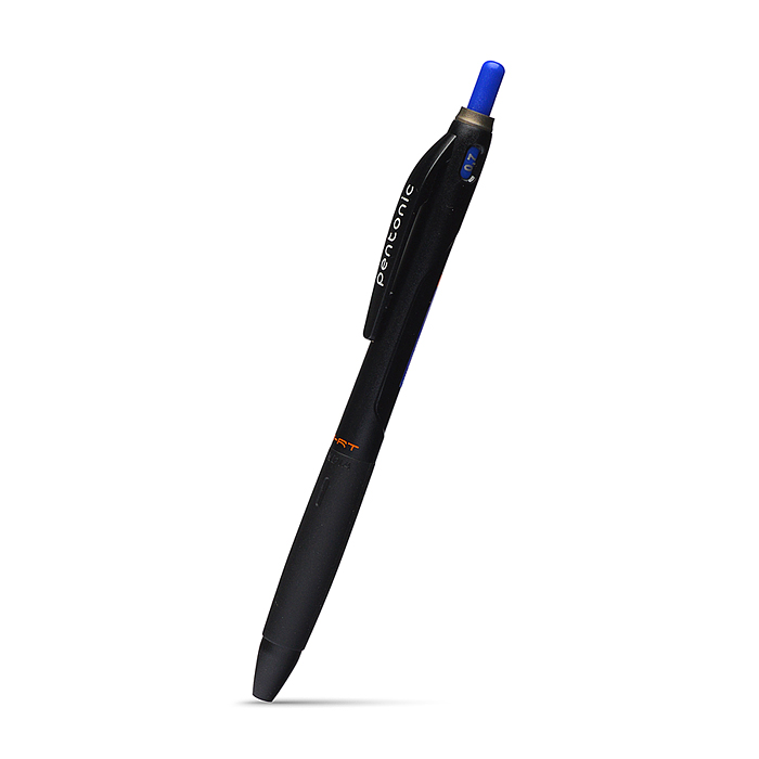 Ручка шариковая автом. Pentonic B-RT синий 1 цв. 0,7 мм кругл. корп. грип игольчатый наконечник