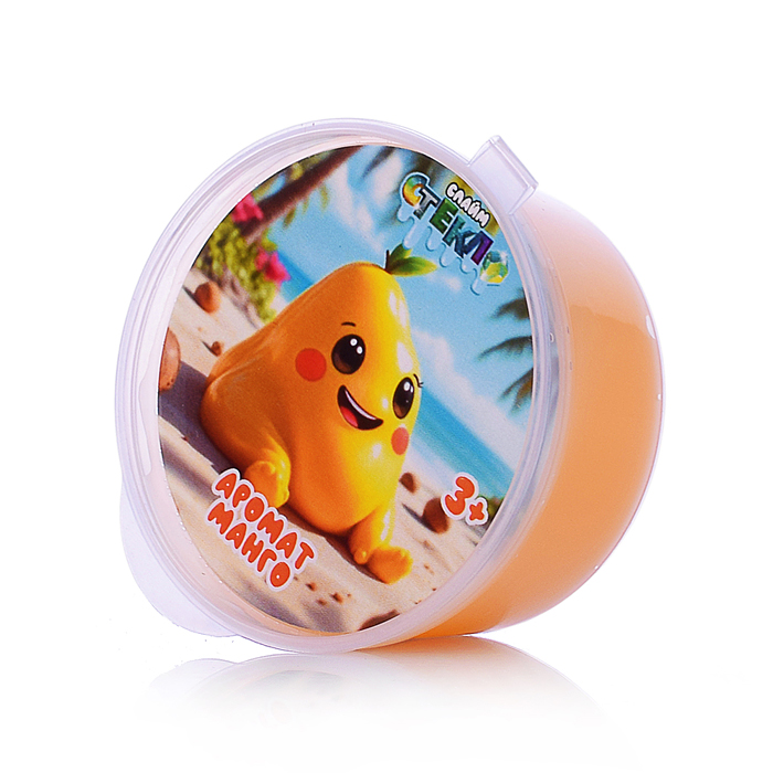 Слайм "Стекло" манговый, 50 гр Слайм "Стекло" манговый, 50 гр