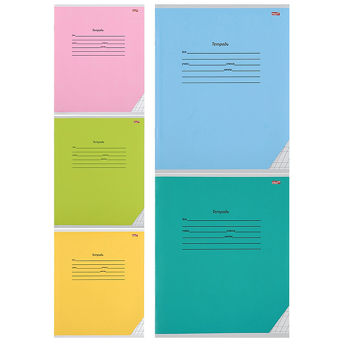 Тетрадь 12л. частая косая линия "Школьная классика КЛАССИКА" обл.-цвет. меловц, 5диз в кор