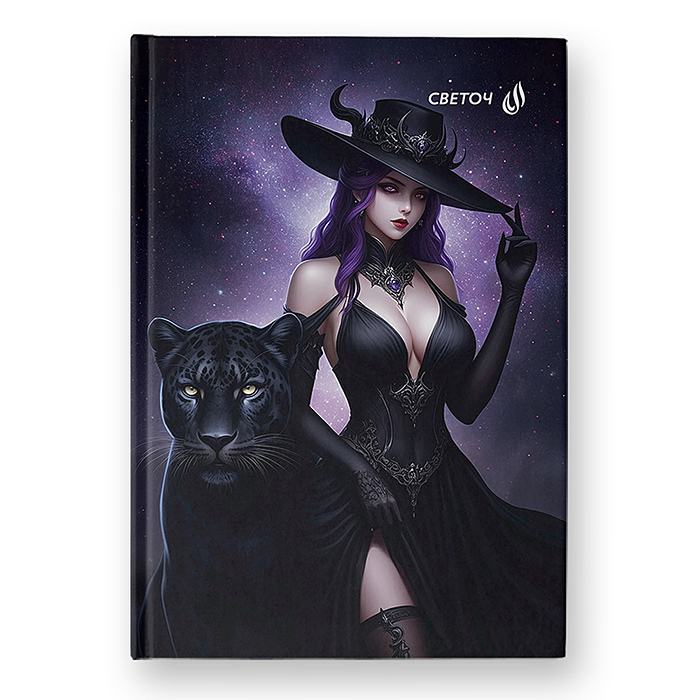 Бизнес-блокнот 64л. A6 "Ты просто супер!" глянцевая ламинация, клетка 