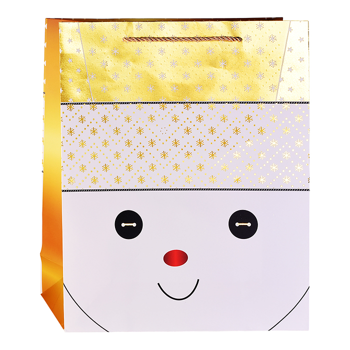 Фото к товару Пакет подарочный 00-6914 "Снеговичок" 26*32*10 см. Пакет подарочный 00-6914 "Снеговичок" 26*32*10 см.