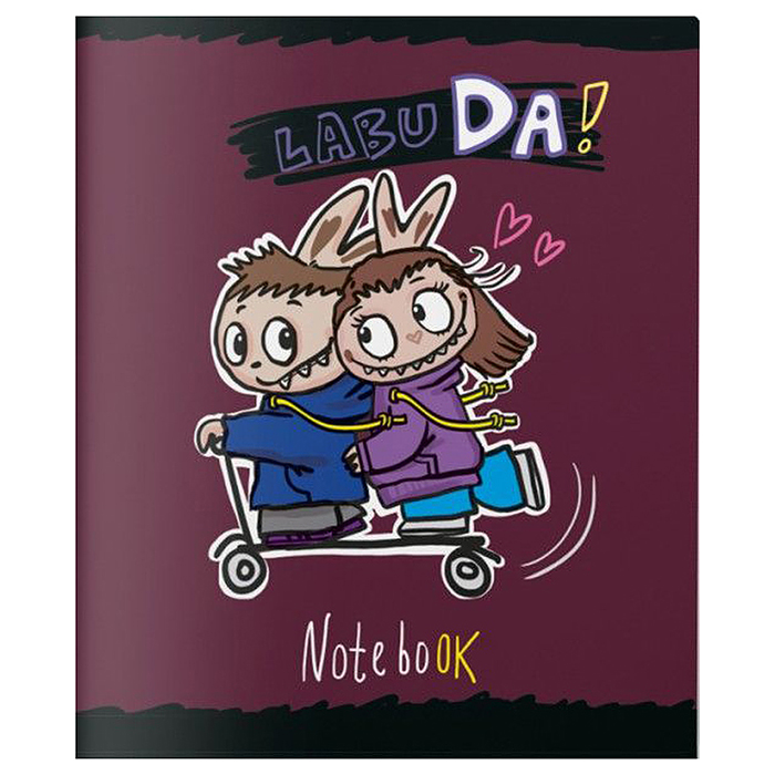 Фото к товару Тетрадь 48л. клетка А5 скрепка S "Лабу-Да!" Твин лак Тетрадь 48л. клетка А5 скрепка S "Лабу-Да!" Твин лак