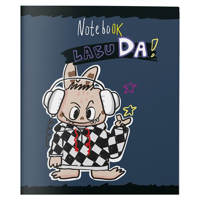 Фото к товару Тетрадь 48л. клетка А5 скрепка S "Лабу-Да!" Твин лак Тетрадь 48л. клетка А5 скрепка S "Лабу-Да!" Твин лак