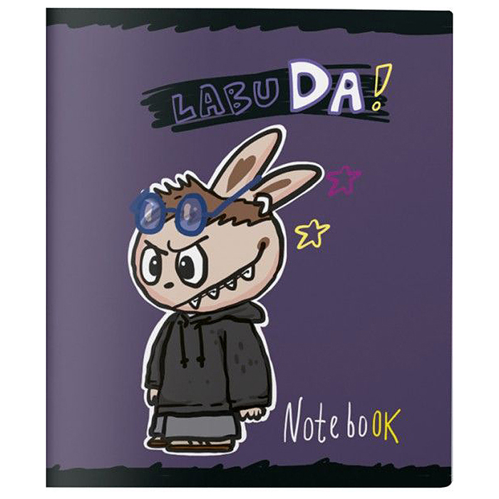 Фото к товару Тетрадь 48л. клетка А5 скрепка S "Лабу-Да!" Твин лак Тетрадь 48л. клетка А5 скрепка S "Лабу-Да!" Твин лак