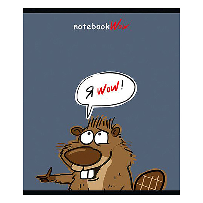 Фото к товару Тетрадь 48л. клетка А5 скрепка S "Бобр-Вау!" Премиум 4+0+Матовая ламинация+ВыбУФ-лак20%+Конгрев Тетрадь 48л. клетка А5 скрепка S "Бобр-Вау!" Премиум 4+0+Матовая ламинация+ВыбУФ-лак20%+Конгрев