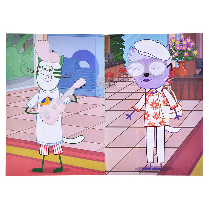 Фото к товару Книга приклей-ка "Три кота и море. Веселый отпуск" Книга приклей-ка "Три кота и море. Веселый отпуск"