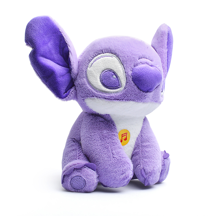 Игрушка мягкая "Стич" 20 см фиолетовый озвученный.