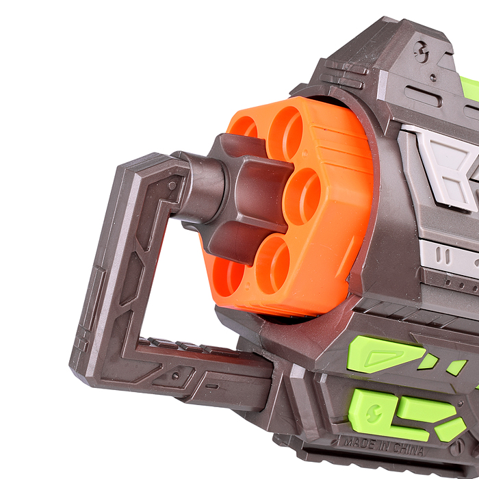 Фото к товару Бластер FJ9009 "Hammerhead" с мягкими пулями, в коробке Бластер FJ9009 "Hammerhead" с мягкими пулями, в коробке