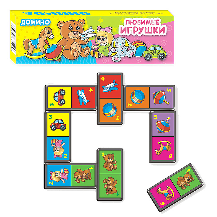 Домино "Любимые игрушки"