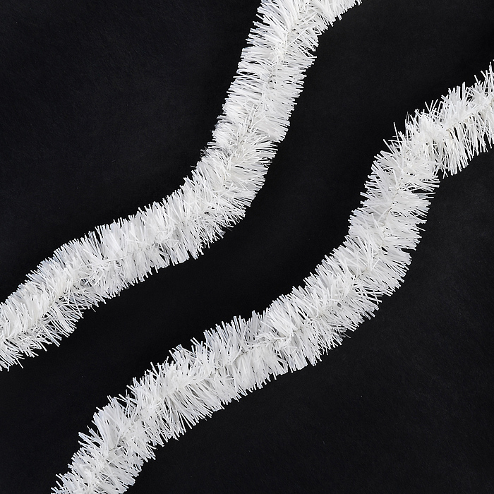 Мишура S0289 (5см*2м) белая Мишура S0289 (5см*2м) белая