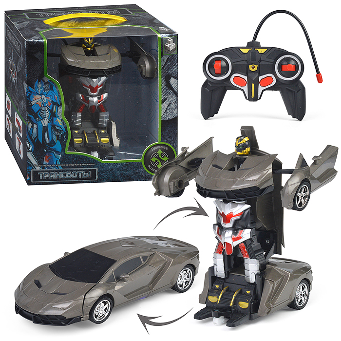 Трансботы, 1:18 на р/у 27МГц, трансформирующийся в легковую машину 20 см. Трансботы, 1:18 на р/у 27МГц, трансформирующийся в легковую машину 20 см.