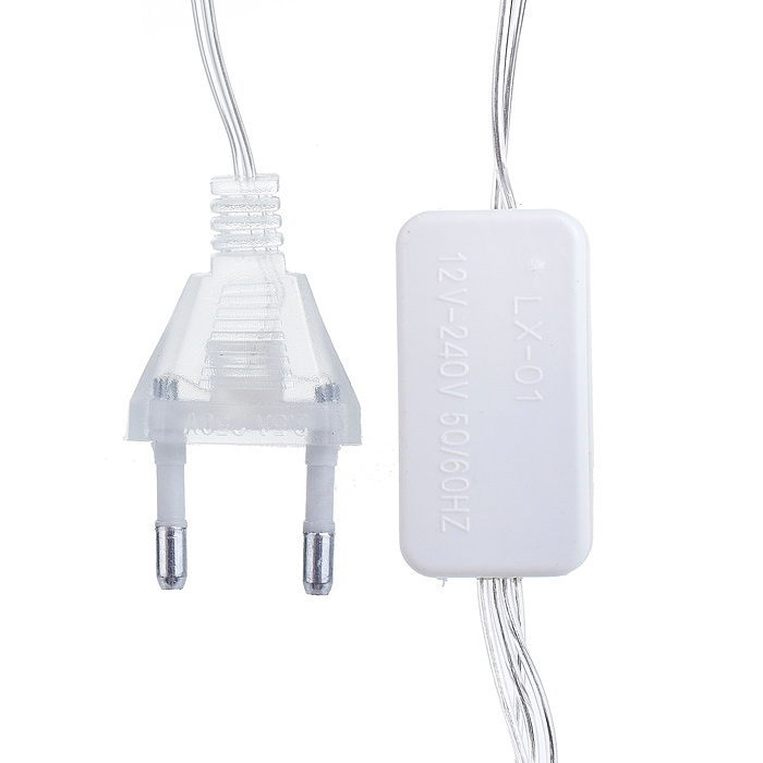 Фото к товару Электрогирлянда "Бусины", 4 м, 20 ламп, цветная Электрогирлянда "Бусины", 4 м, 20 ламп, цветная