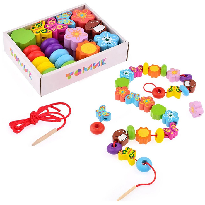 Счетный материал "Бусы" "Полянка" (29 дет.) Счетный материал "Бусы" "Полянка" (29 дет.)