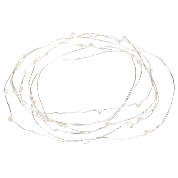 Фото к товару Электрогирлянда Роса 2 м, 20 ламп, на батарейках, цветная Электрогирлянда Роса 2 м, 20 ламп, на батарейках, цветная