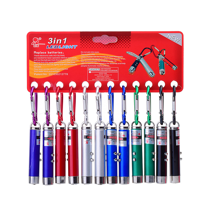 Фото к товару Игрушечный фонарик 00-2966 "Лазер №1" Игрушечный фонарик 00-2966 "Лазер №1"