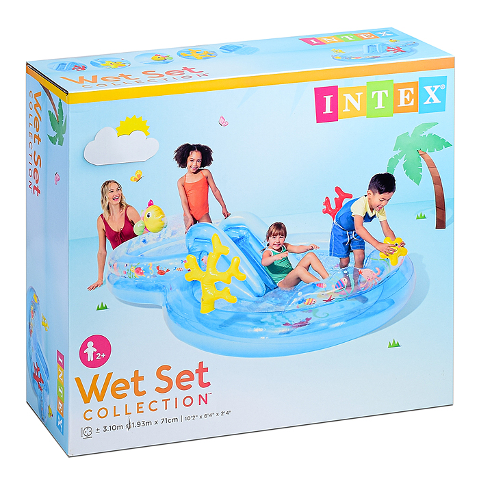 Фото к товару Игровой центр "Подводный мир", от 2 лет, 56143NP INTEX Игровой центр "Подводный мир", от 2 лет, 56143NP INTEX