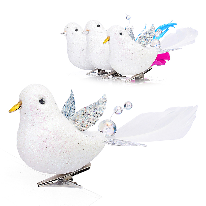 Набор новогодних украшений S2018 "Сказочные птички"