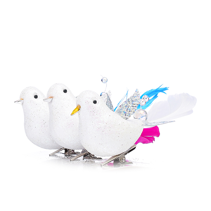 Набор новогодних украшений S2018 "Сказочные птички"