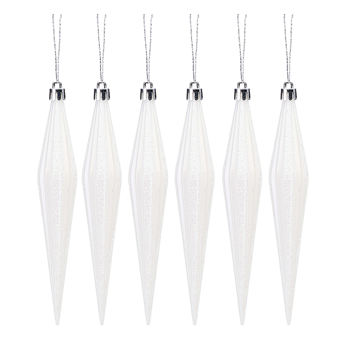 Набор новогодних украшений S2213 "Блестящие сосульки"