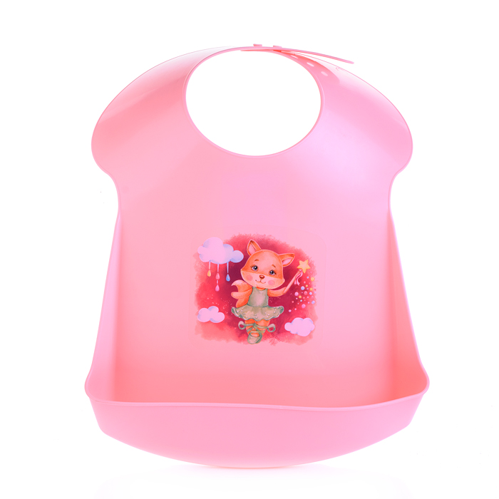 Нагрудник детский 345х240х52мм (Светло-розовый) Нагрудник детский 345х240х52мм (Светло-розовый)