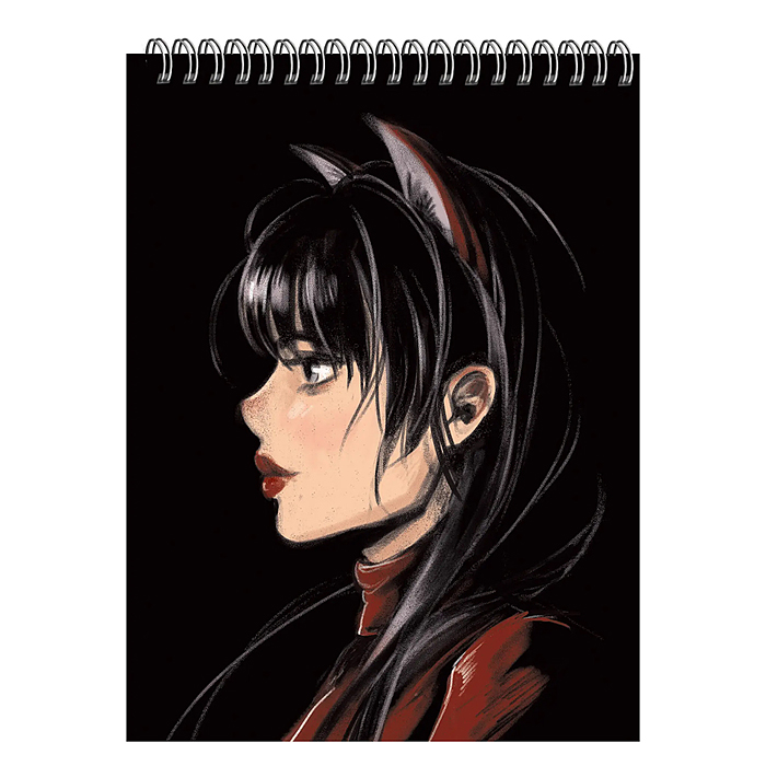 Блокнот 60л. А6 гребень "Обаятельная и мрачная (Эксклюзив)" Блокнот 60л. А6 гребень "Обаятельная и мрачная (Эксклюзив)"