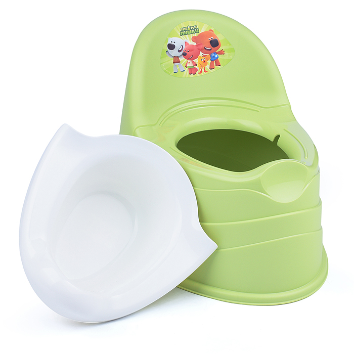 Горшок детский "Ми-ми-мишки" (Зеленый)