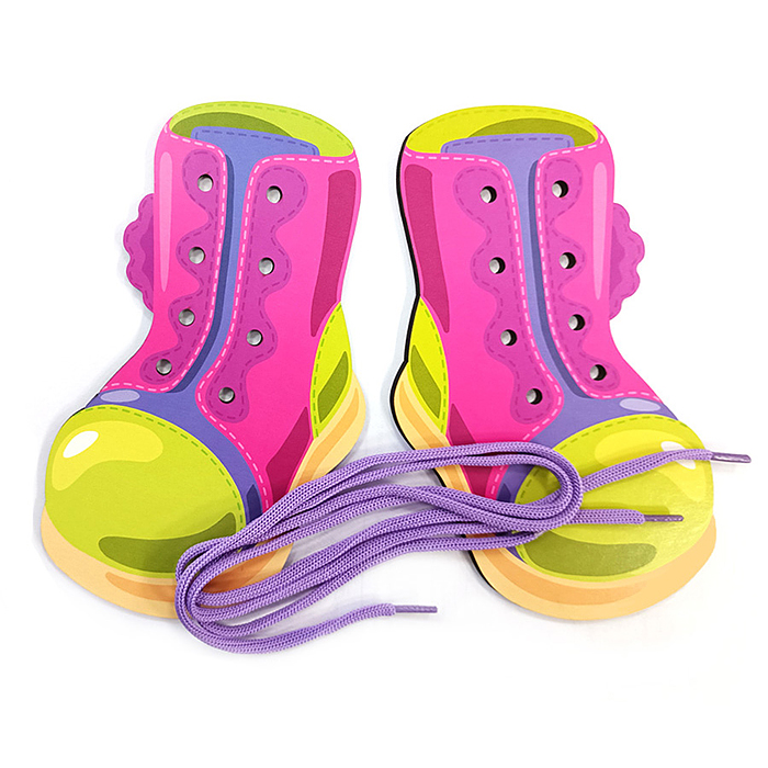 Шнуровка деревянная "Сапожки" Baby Toys Шнуровка деревянная "Сапожки" Baby Toys
