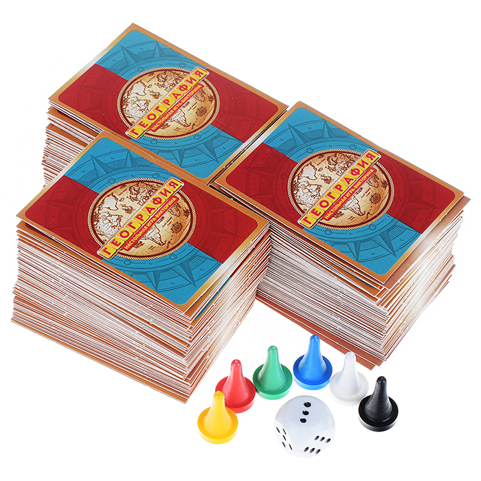 Фото к товару Игра настольная "Викторина География" Игра настольная "Викторина География"