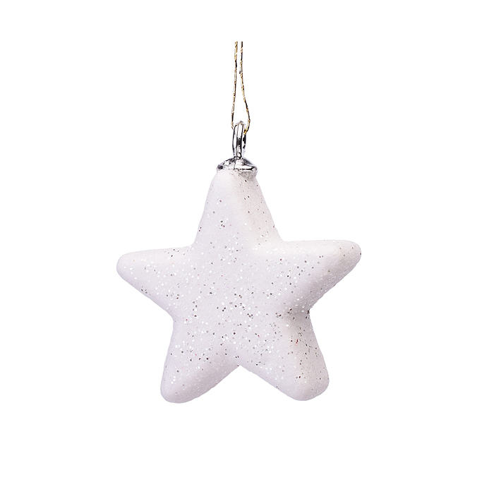 Набор новогодних украшений S2013 "Зимняя сказка" 3-6см*42шт