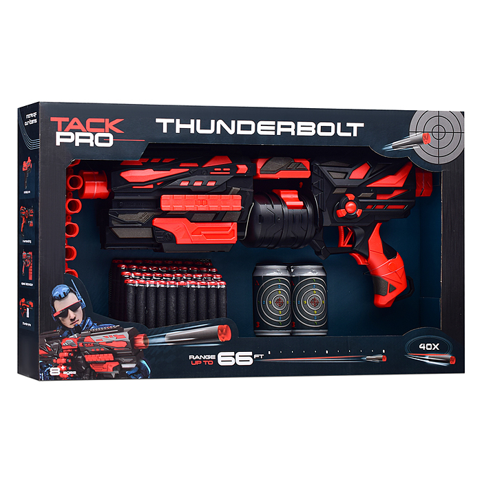 Бластер FJ8845 "Огненый удар" в коробке