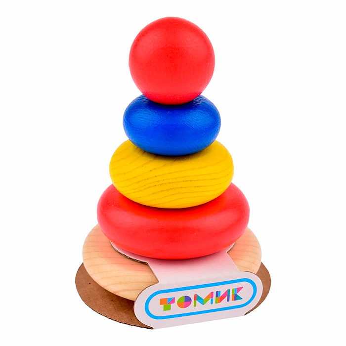 Фото к товару Развивающий набор "Пирамидка" 5 деталей Развивающий набор "Пирамидка" 5 деталей