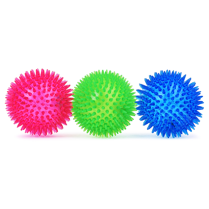 Игрушка-пищалка 00-6468 "Неоновый цвет-3" (10 см) в коробке