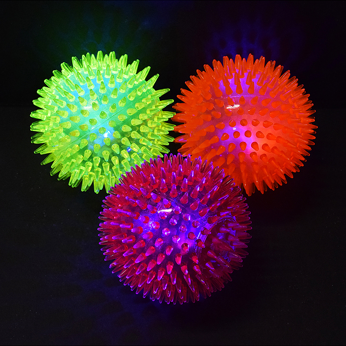 Игрушка-пищалка 00-6468 "Неоновый цвет-3" (10 см) в коробке