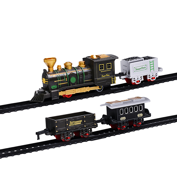 Железная дорога UT0204-2 "Ретро поезд - Гражданский состав" в коробке